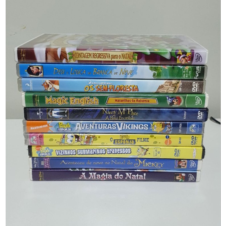 Lote DVDs Infantis | Shopee Brasil