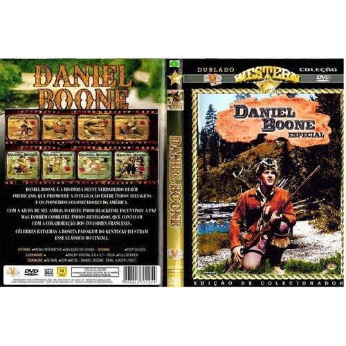 Daniel Boone Série Completa 165 Eps. Dublados 9 Boxes 48 Dvd