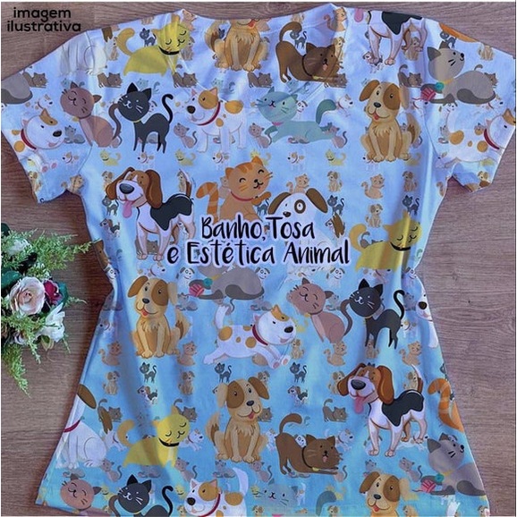Camiseta Infantil Macaco Filhote Animal Fofo Desenho