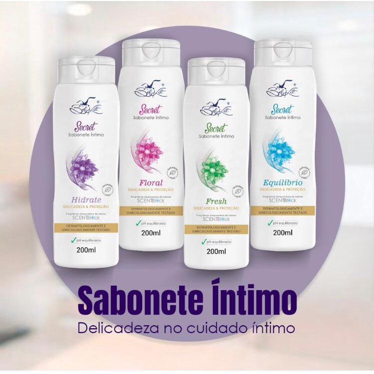 Sabonete Íntimo Floral Secret Belkit (BK619) - Lets Make - Qualquer produto  R$ 10