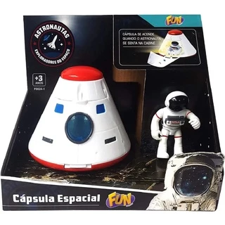 Boneco De Ação Astronauta e Cápsula Espacial F00241 Fun
