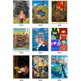 Placa Decorativa Anime Studio Ghibli Mononoke Chihiro Totoro Castelo Animado Howl Tumulo dos vagalumes Vidas ao vento MDF 37 ao 54