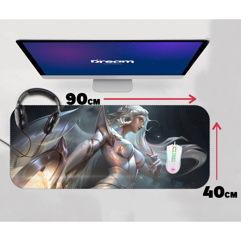 SIDORENKO Desk Pad In Pelle PU 60x35cm - Grigio - Sottomano Con Bordi - Foto 10