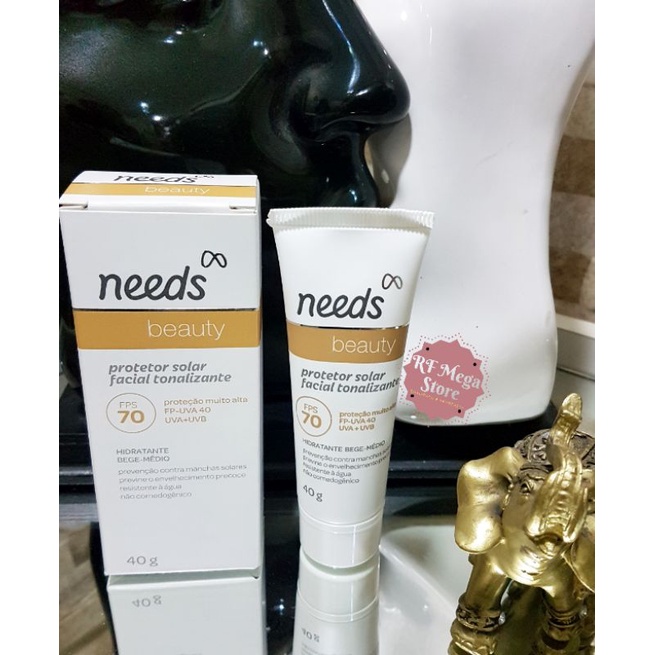 Protetor Solar Facial Needs FPS 70 com 40g | Shopee Brasil