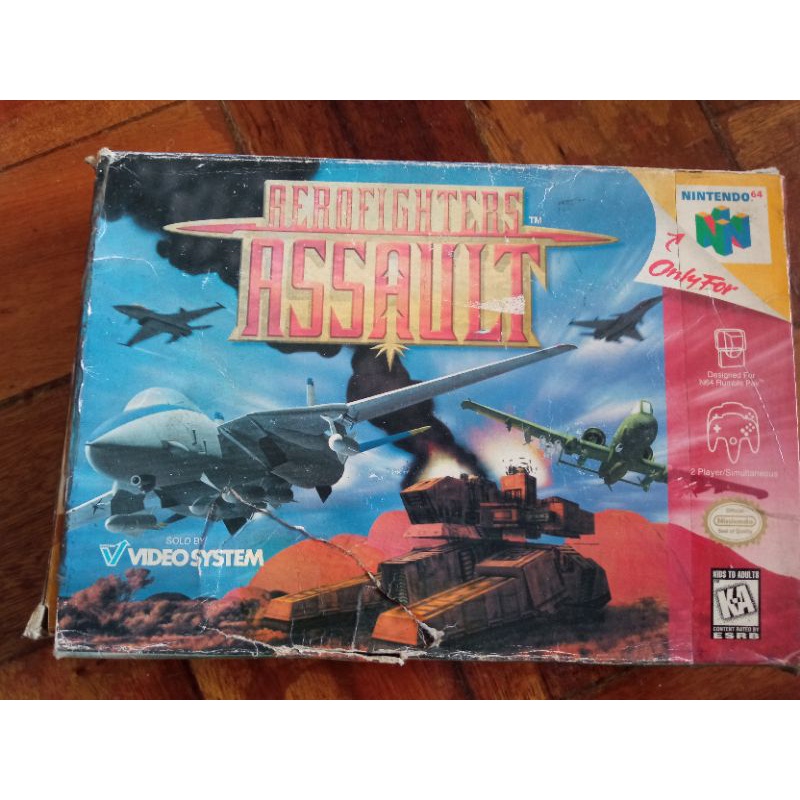 Aero Fighters Assault Seminovo - Nintendo 64 - Stop Games - A loja de games  mais completa de BH!