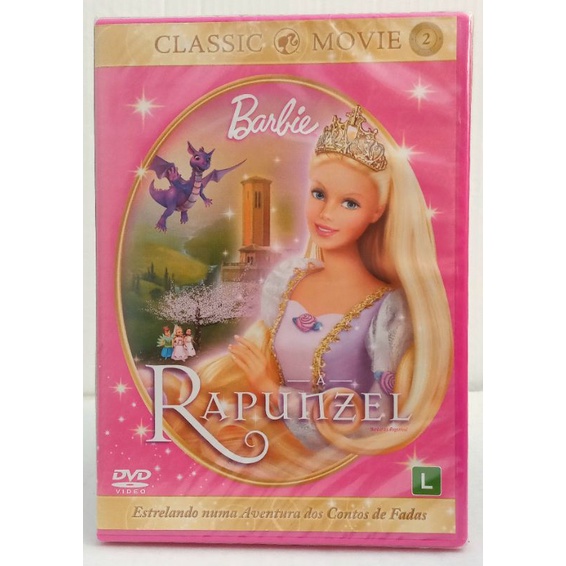 Dvd Barbie A Rapunzel Capa Classic Movie Novo Original Lacrado Shopee Brasil