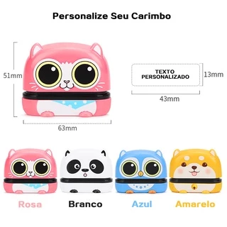Carimbo Personalizado Seu Texto Resistente À Prova D