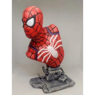 Busto Spider-man 17cm Homem aranha Colecionável
