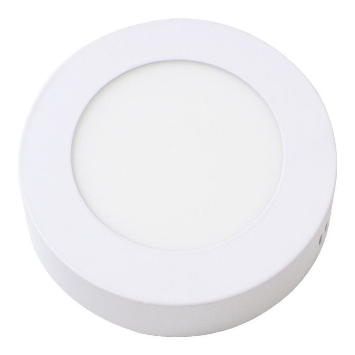 Luminária Painel Plafon Led Sobrepor Redondo 6w Bivolt