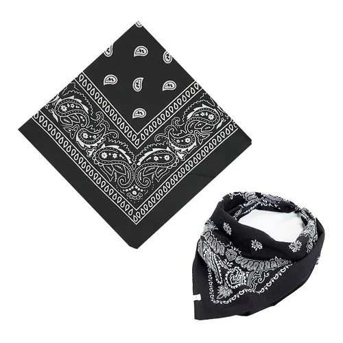 Bandana Rock Lenço Estampada Barato Varias Cores Moda Adulto/55cm*55cm ...
