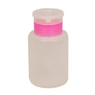 Porta Acetona Com Valvula Trava 150 ml Rosa Manicure Salão / kolkolybeleza
