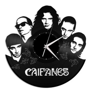 Caifanes - Relógio Disco De Vinil Decoração