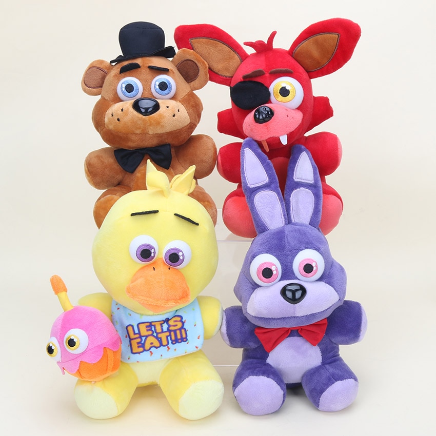 Five Nights at Freddys Lot de 4 peluches 25,4 cm Stuff Animal en