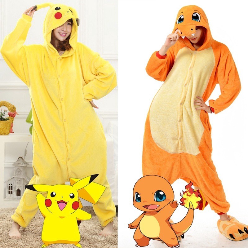 Pijama infantil dos desenhos animados do Pikachu, pijamas, pulôver,  homewear, fino, manga comprida, fantasia Pokemon, meninos