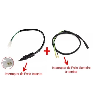 Interruptor sensor de Freio traseiro e dianteiro à tambor Shineray Phoenix Gold/Traxx Moby/star 50/jl 50/new star/Italika XT 50/xts 50/At 110/ kasinski soft 50