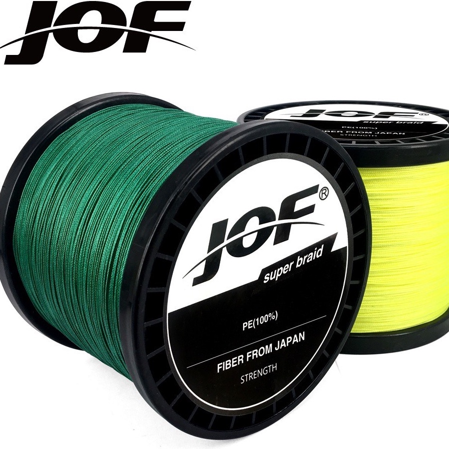 JOF Linha De Pesca Trançada 4 Fios Multifilamento 300M Fio Trançado Estilo Japonês Para De Carpa