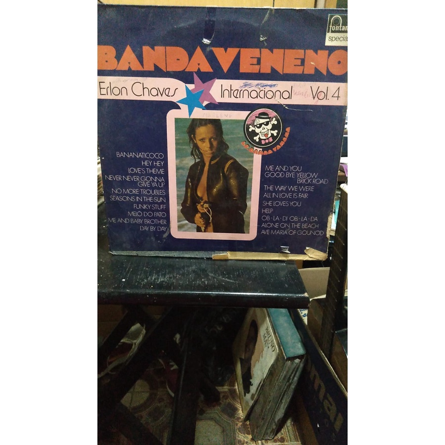 LP Erlon Chaves Banda Veneno Internacional Volume 4(1974) Fontana ...