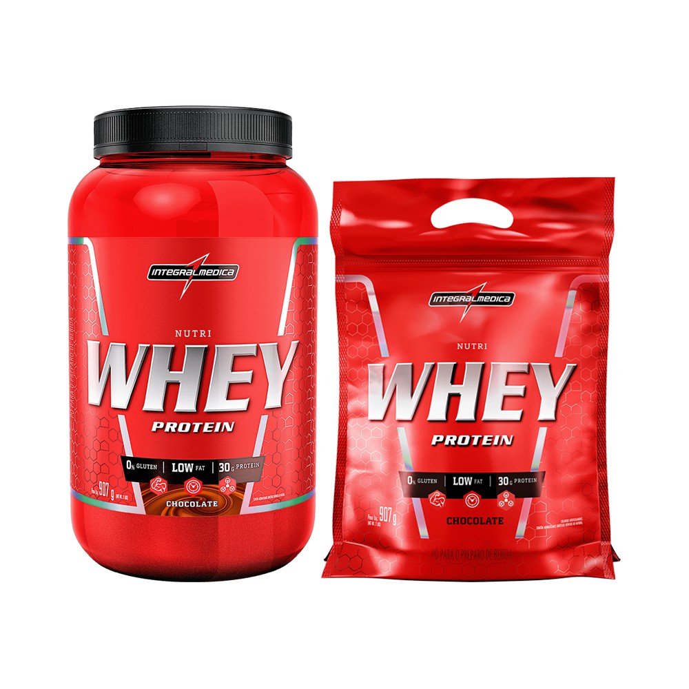 Whey Protein Nutri Pote 907g Nutri Whey Protein Refil 907g Integral Medica Shopee Brasil