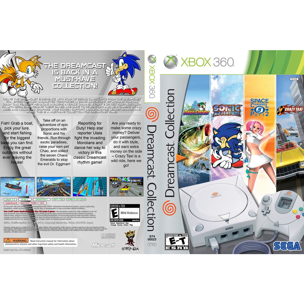 Dreamcast collection P/ XBOX360 (LTU/LT/JTAG/RGH) | Shopee Brasil