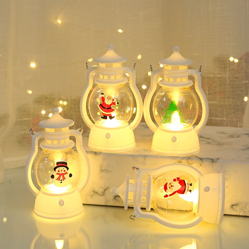 Luzes Led Festão De Natal Stanta Claus Snowman Decorações Para Casa 2022 Crianças Presente Ornamento Ano Novo Navidad