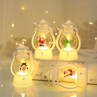 Luzes Led Festão De Natal Stanta Claus Snowman Decorações Para Casa 2022 Crianças Presente Ornamento Ano Novo Navidad