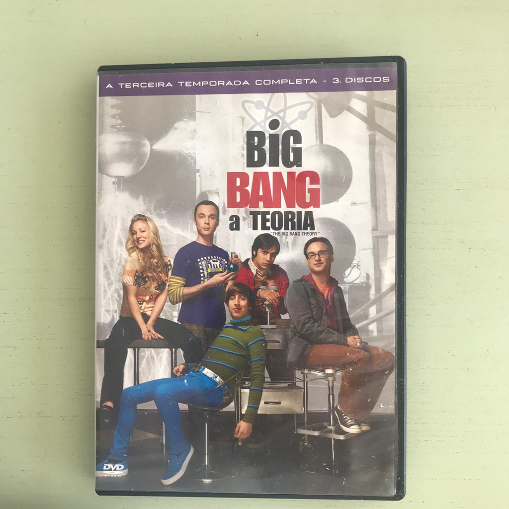 dvd the big bang theory temporada 3 terceira completa | Shopee Brasil
