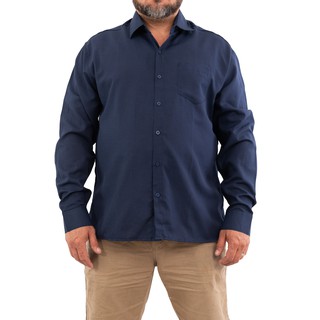 Camisa social hot sale masculina tamanho especial