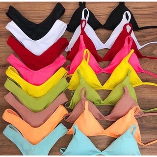Conjunto Biquíni Asa Delta Com Bojo Calcinha fio dental asa delta Marquinha Verão Roupa de Praia Feminina