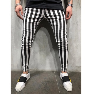 Comprar calça hot sale listrada masculina