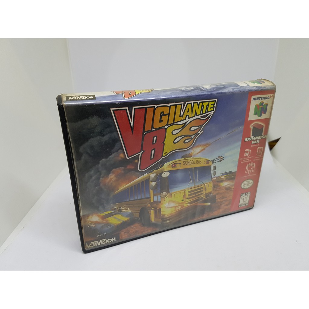 Apenas A Caixa Vigilante 8 Nintendo 64 Original ( Locadora