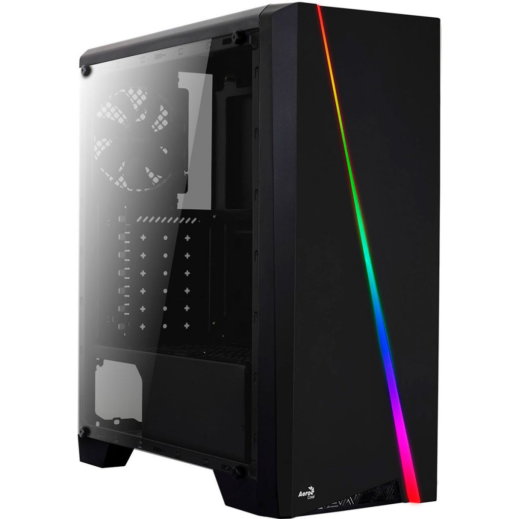 Gabinete Gamer Aerocool Cylon LED RGB, ATX, Com Fan, Lateral em ...