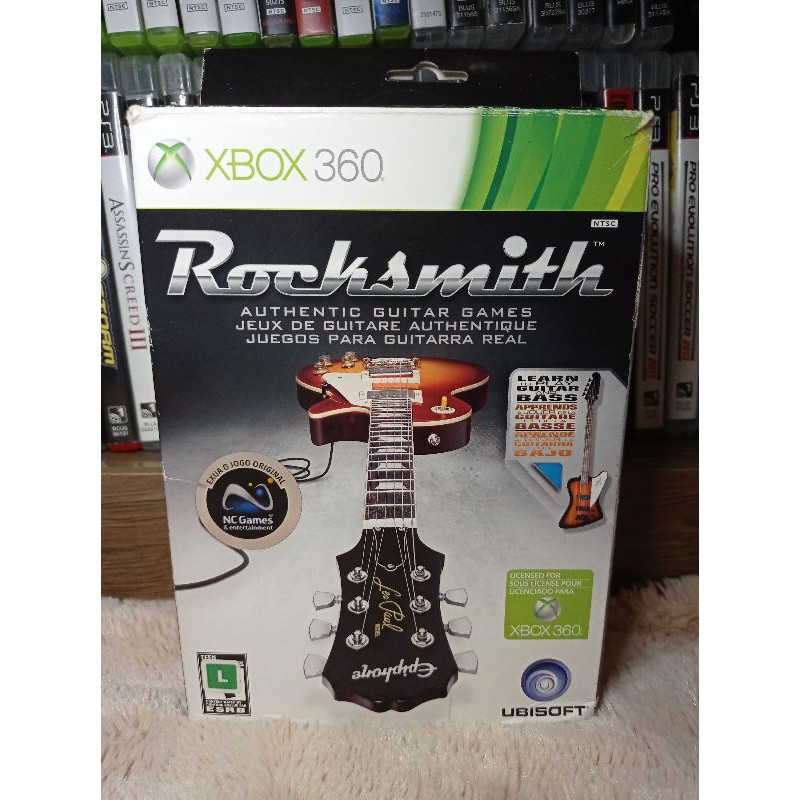 Rocksmith Guitar and Bass Somente jogo Xbox 360 - Game Games