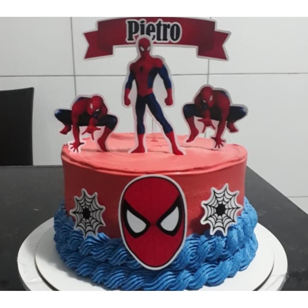 Bolo Decorado: Homem Aranha