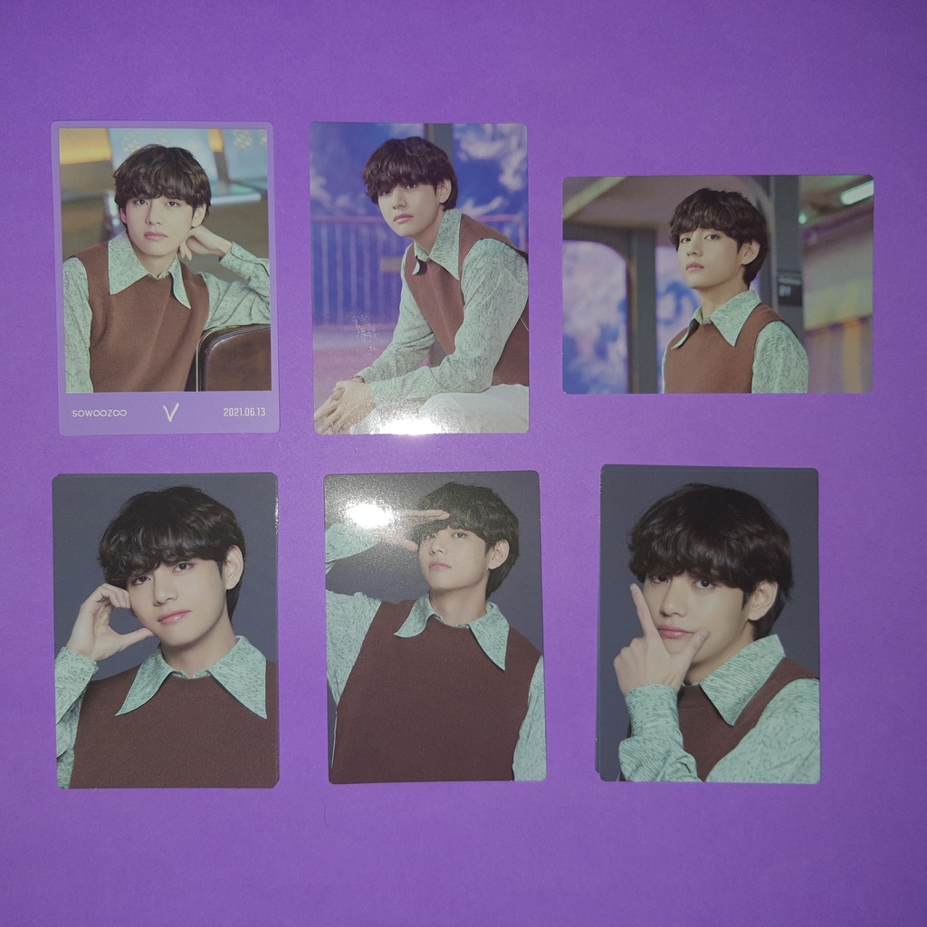 BTS 2021 Muster Sowoozoo photocard OFICIAL (V)