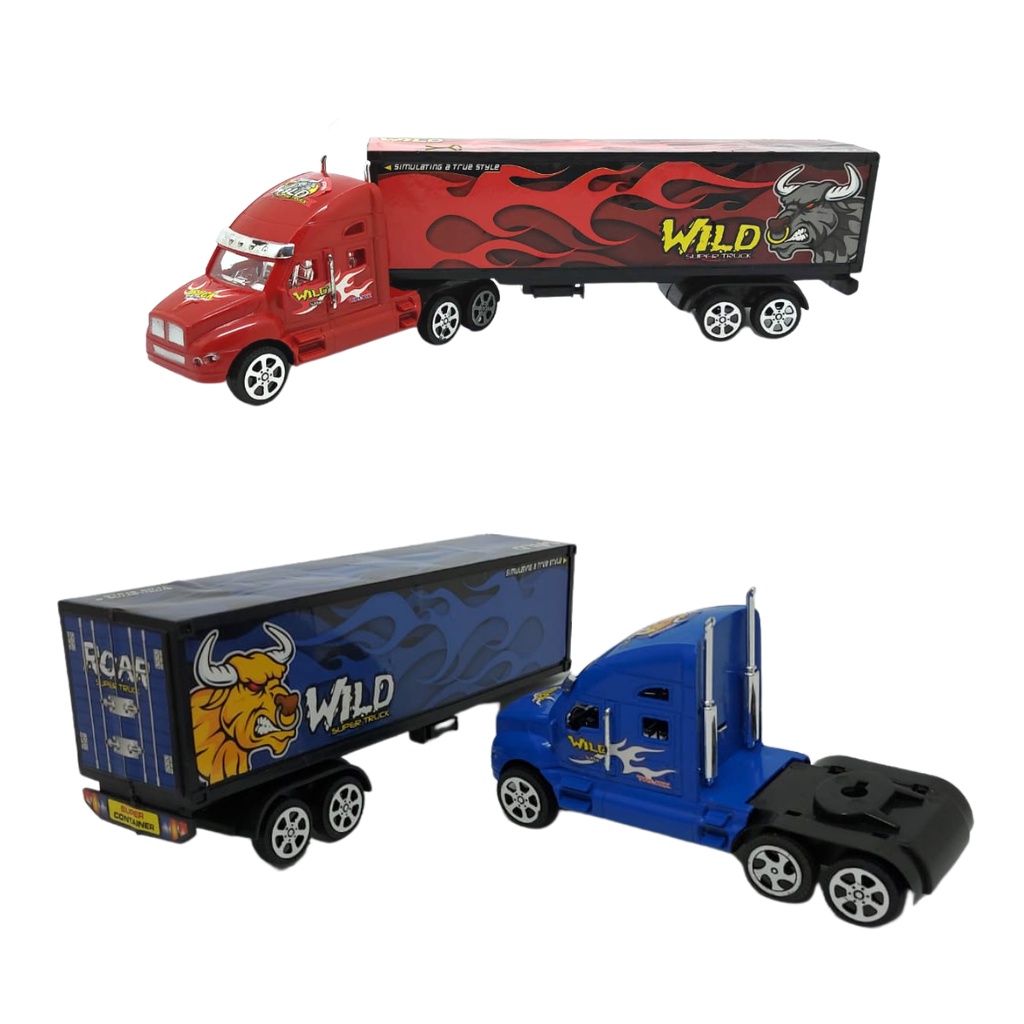 Caminhão Carreta Diamond Truck Baú - 67cm - Roma Brinquedo