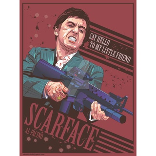 Quadro Scarface Filme com Paspatur