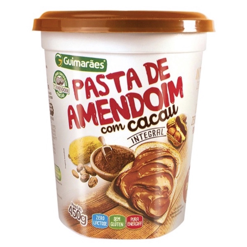 Pasta de amendoim integral - Guimarães - 500 g