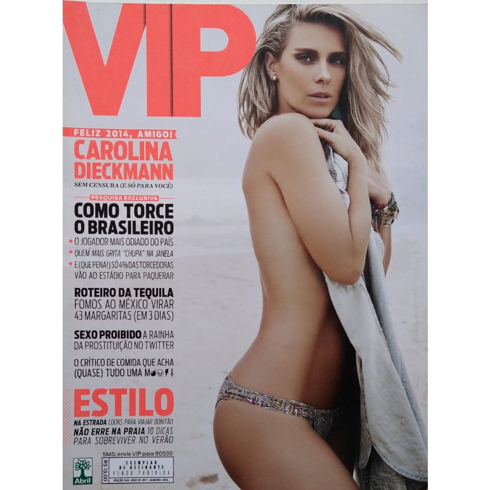 Vip Carolina Dieckmann N° 346 | Shopee Brasil