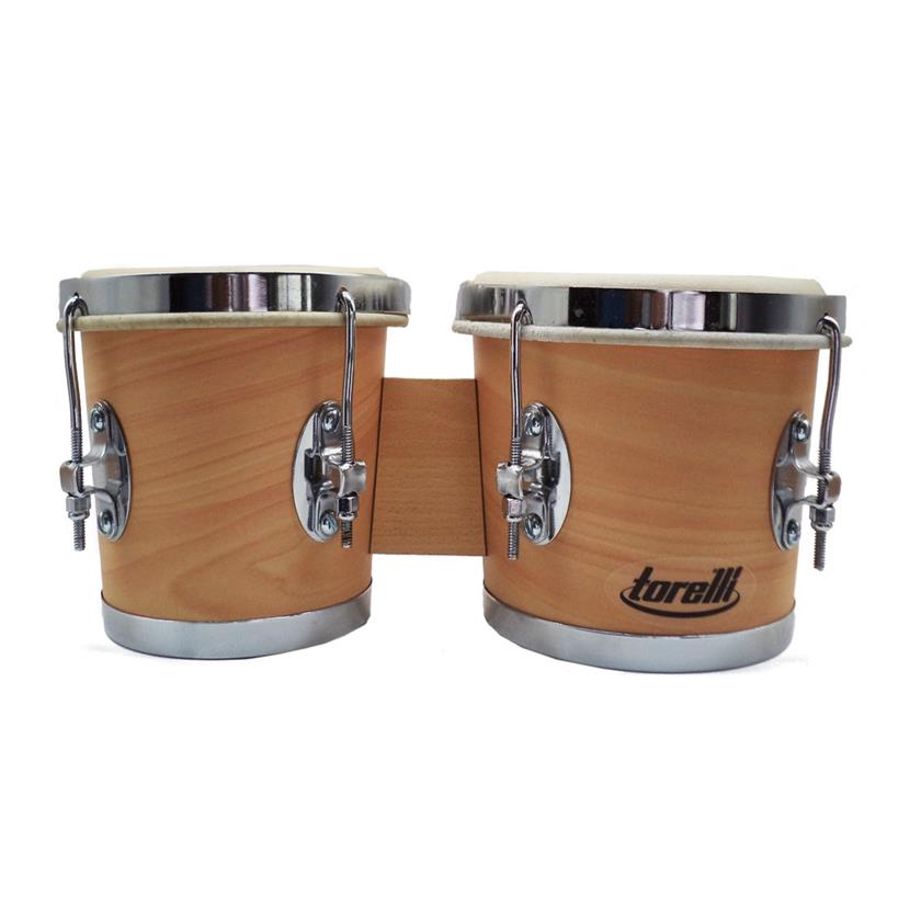 Bongo 7x8 De Madeira Com Pele Animal Torelli Tb011 Natural Shopee