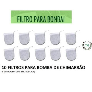 Filtro Para Bomba de Chimarrão e Tereré - Camisinha para Bomba de Chimarrão - 10 Unidades