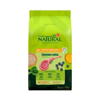 Ração Guabi Natural Cães Adultos Porte Grande e Gigante Cordeiro e Aveia 12kg em Oferta na Shopee