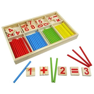 B1R Brinquedo De Madeira Montessori Matemática Para Contagem De Aprendizagem Precoce Crianças YL2206