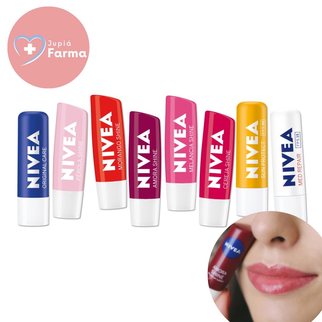 Nivea Lip Balm Hidratante Hidratante Hidratante, 60% OFF