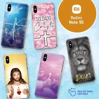 Capa Capinha - Xiaomi Redmi Note 9S - Religião Deus Jesus