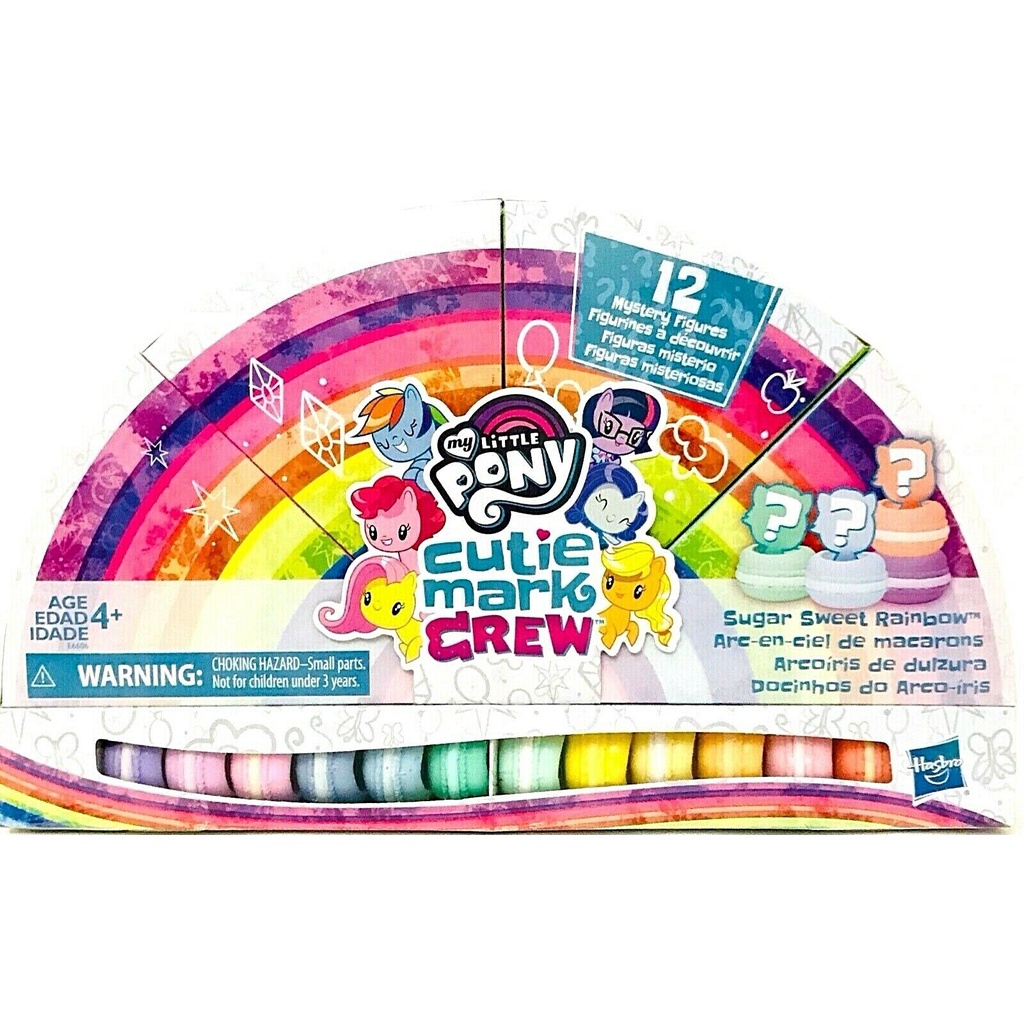 Figuras My Little Pony Cutie Mark Crew Sugar Sweet Rainbow 12 Mystery Shopee Brasil