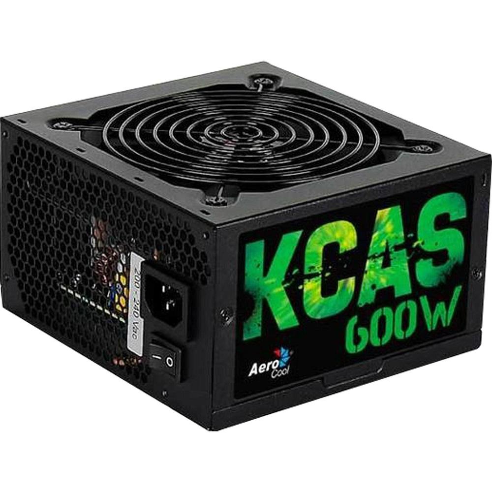 Fonte PC 600W KCAS 80 Plus Bronze, Bivolt, KCAS-600W