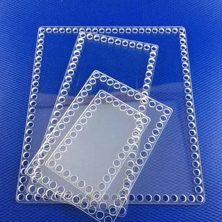 Base Crochê Cestos ACRILICO RETANGULAR Cestos Fio de Malha Maxi em Oferta na Shopee