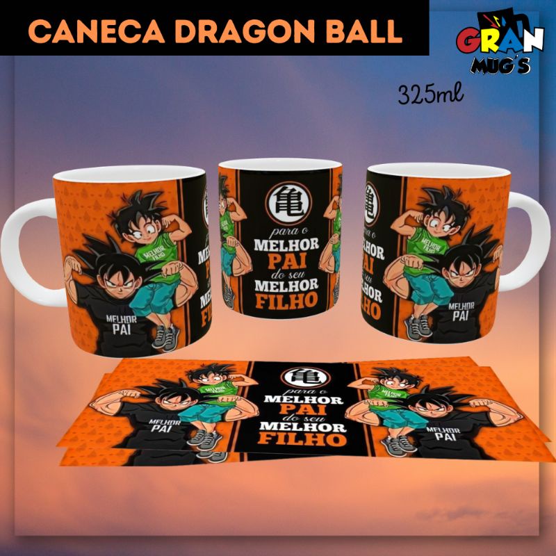 Caneca Polímero Dragon Ball Vegeta Personalizada