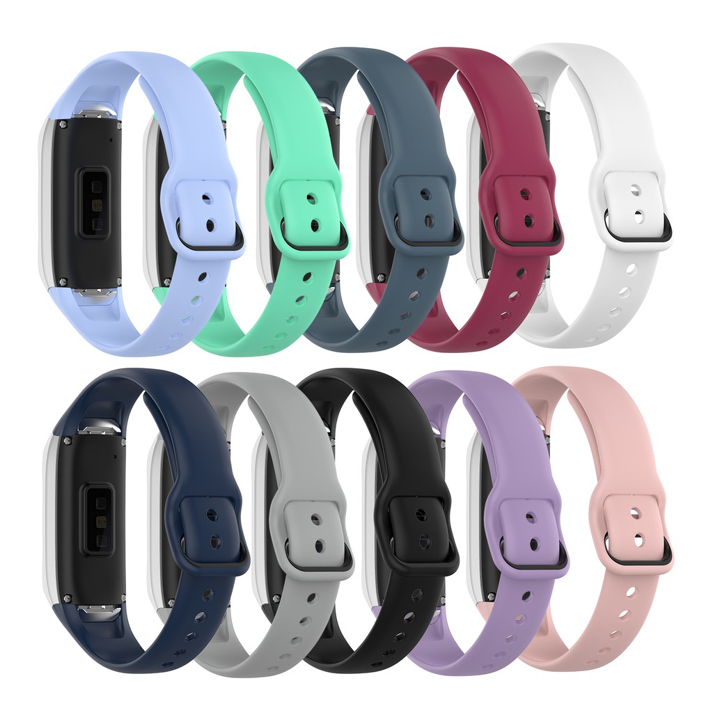 Para Samsung Galaxy Fit SM-R370 Pulseira De Relógio De Substituição De Silicone