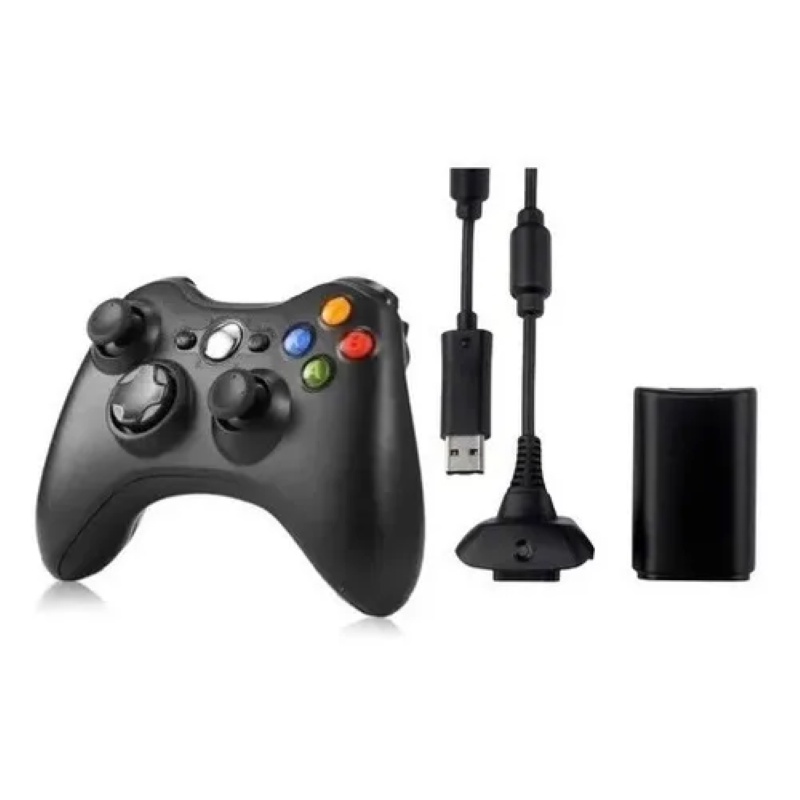 Controle Xbox 360 com Fio p/ PC - Jogabilidade Precisa e Confortável